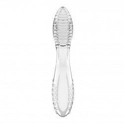 Двосторонній скляний дилдо Satisfyer Dazzling Crystal 2 Transparent