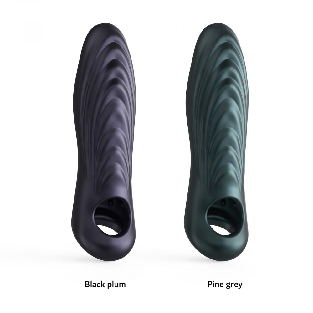 Ерегційні кільця без вібрації - Насадка на член Manwan RYZER MAX - Pine Grey 5