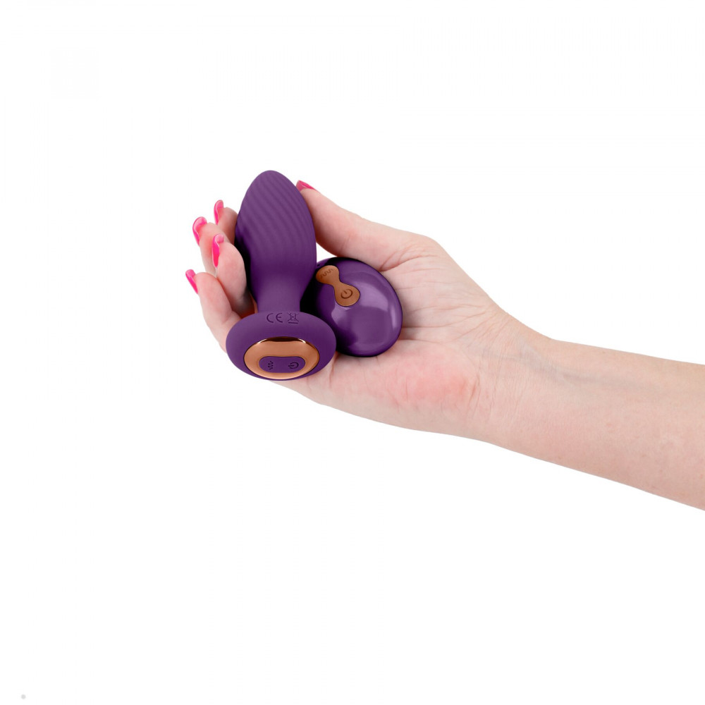 Анальные игрушки с вибрацией - Анальная пробка с вибрацией NS Novelties INYA - Alpine - Purple 1