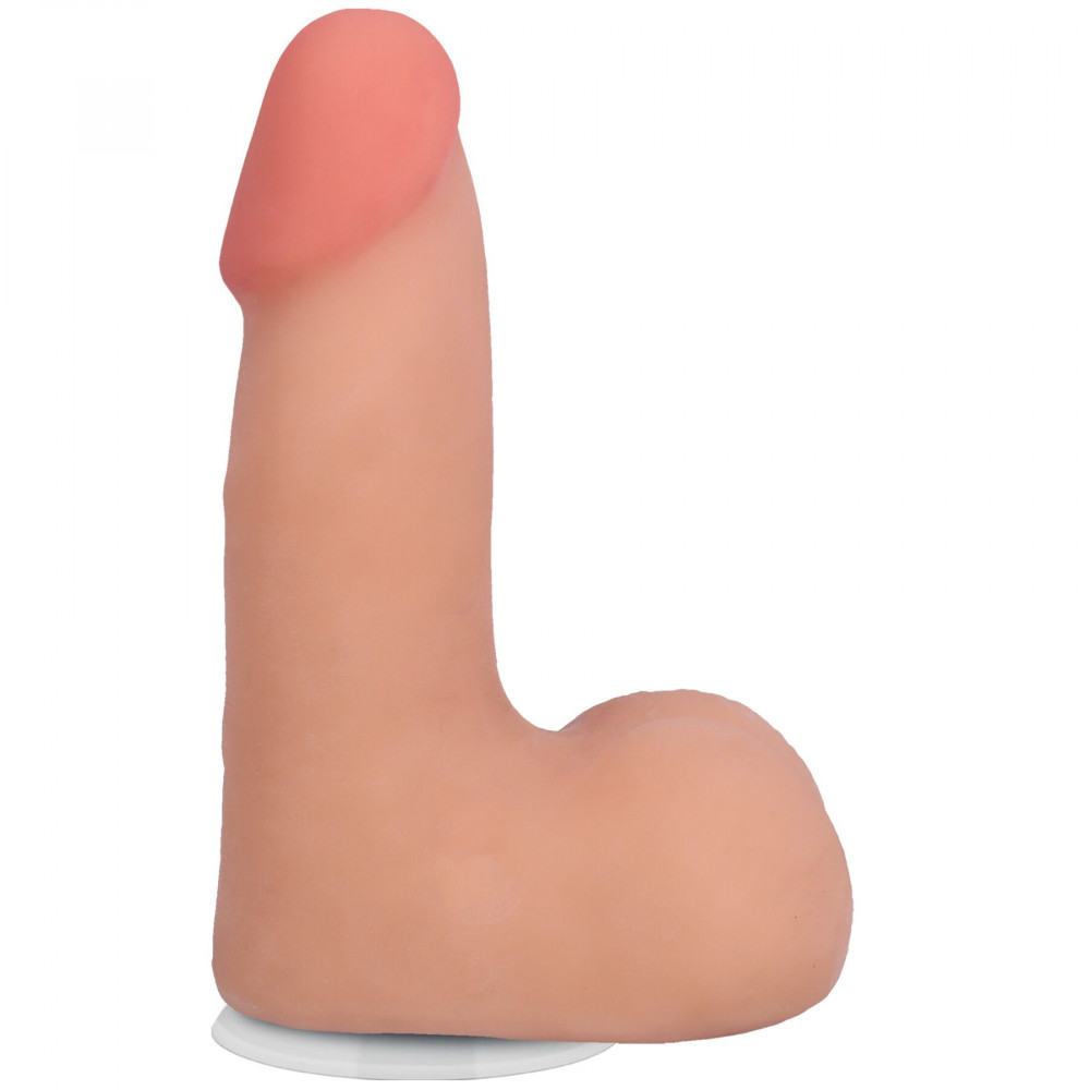 Фалоімітатор - Фалоімітатор Doc Johnson The Realistic Cock ULTRASKYN - 5 Inch with Balls Vanilla