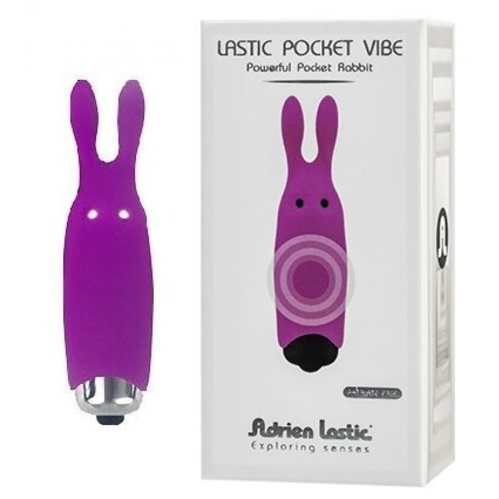 Вибратор - Вибропуля Adrien Lastic - Pocket Rabbit Purple, 33483