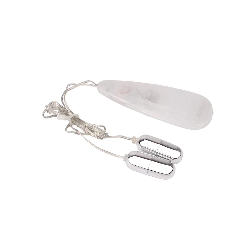 Разное - Виброяйца с пультом Cisa Hi-Basic Double Play Bullets, серебристые 3