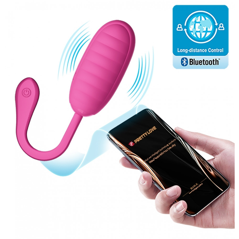 Вибратор - Виброяйцо управляемое смартфоном Pretty Love - Kirk Mobile APP remote control, BI-014654HP 2