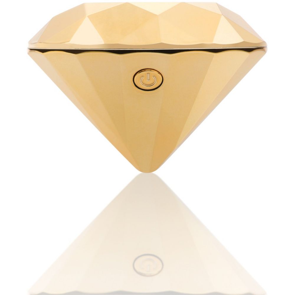 Різне - Діамант вібратор Bijoux Indiscrets Twenty One Vibrating Diamond золотистий 10