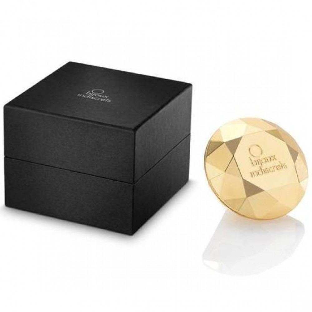 Різне - Діамант вібратор Bijoux Indiscrets Twenty One Vibrating Diamond золотистий 4