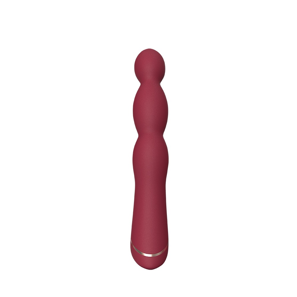 Разное - Вибратор классический гибкий Chisa Lust Ripple Lapper, бордовый 3