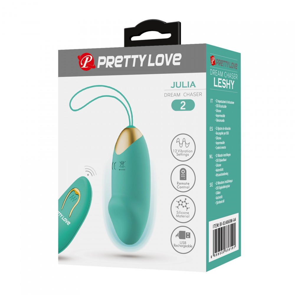  - Виброяйцо серии Pretty Love - Julia Dream chaser 2 Green, BI-014362W-4A4 7