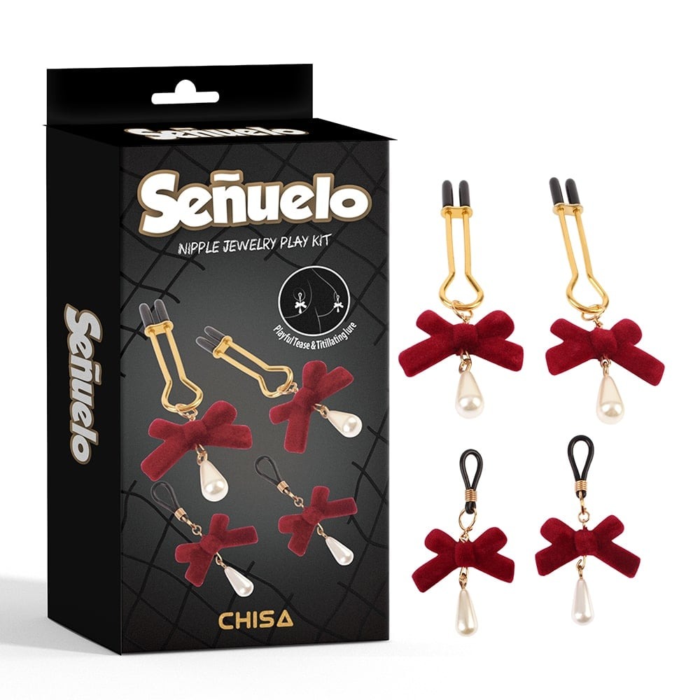 БДСМ игрушки - Зажимы на соски CHISA Nipple Jewelry Play Kit-Senuelo