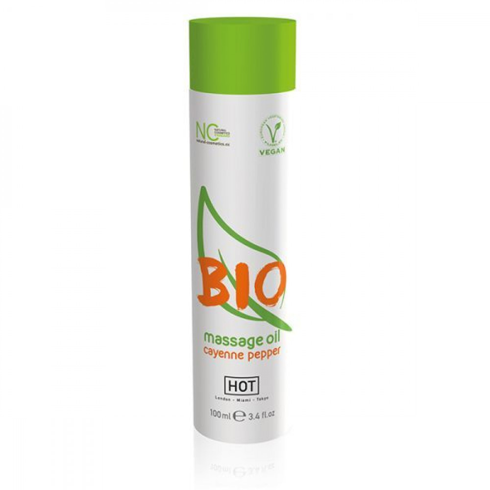 Массажные масла - Массажное масло Hot Bio massage oil Cayenne Pepper, 100 мл