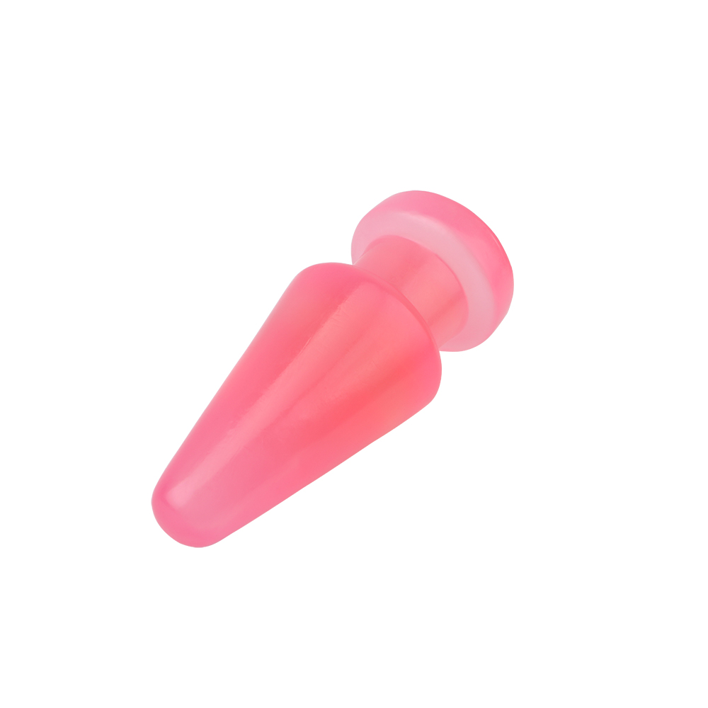 Анальные игрушки - Большая анальная пробка Chisa Hi-Rubber Anal Delight Plug Pink 5