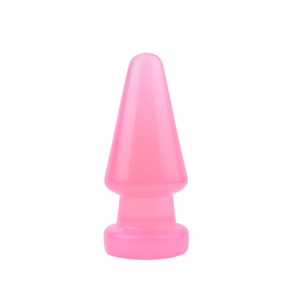 Анальные игрушки - Большая анальная пробка Chisa Hi-Rubber Anal Delight Plug Pink