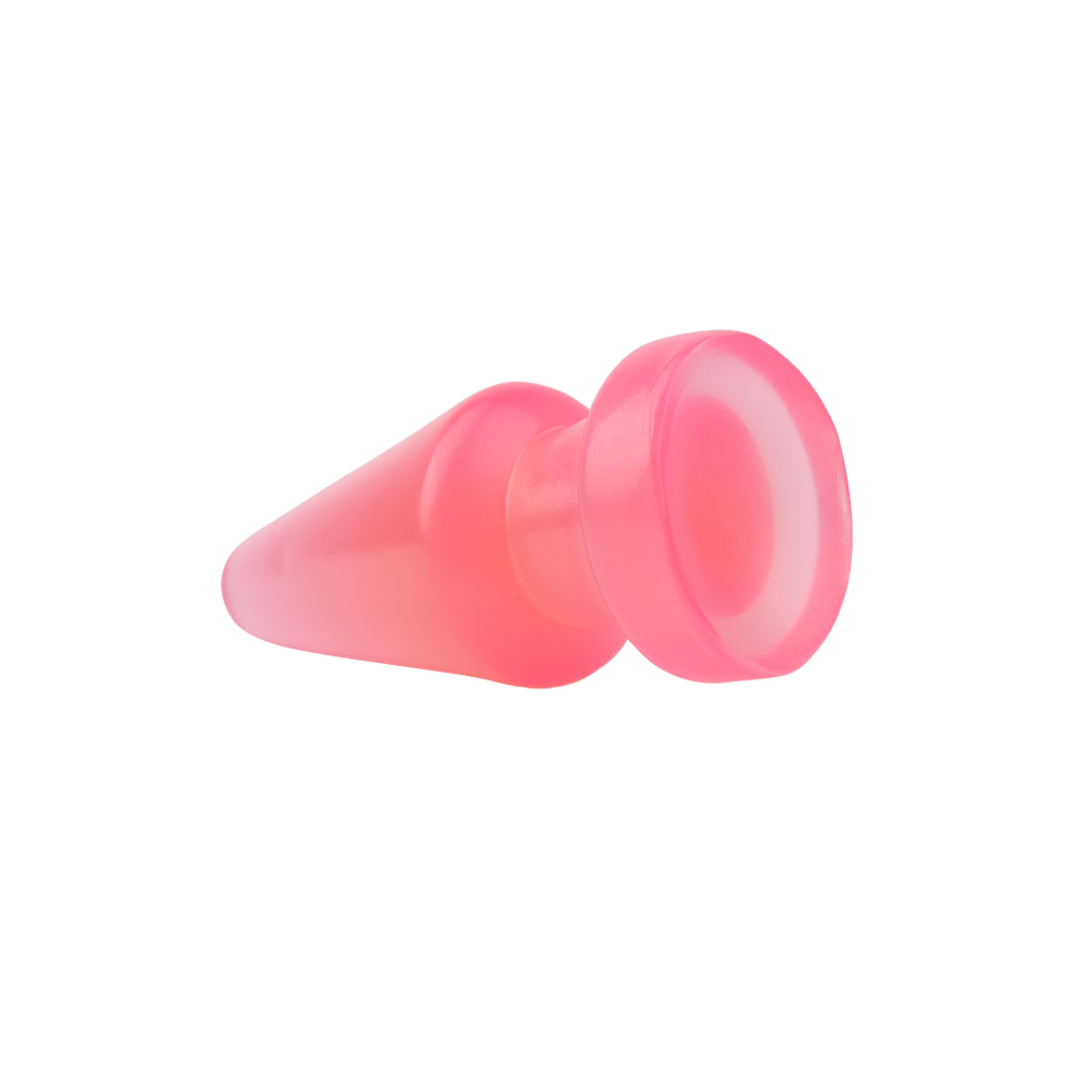 Анальные игрушки - Большая анальная пробка Chisa Hi-Rubber Anal Delight Plug Pink 2