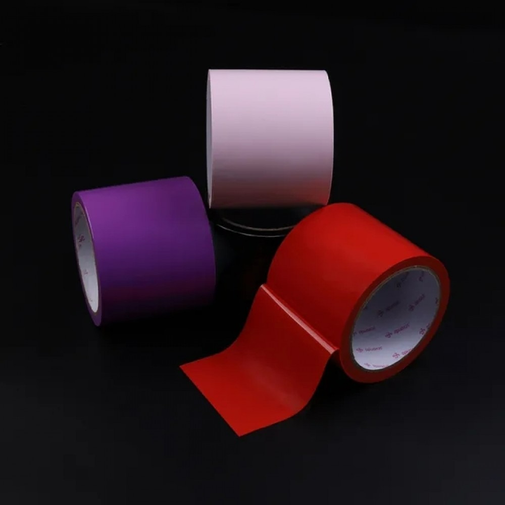 БДСМ игрушки - Бондажная лента статическая Sevanda Lockink , розовая, 16 м 1