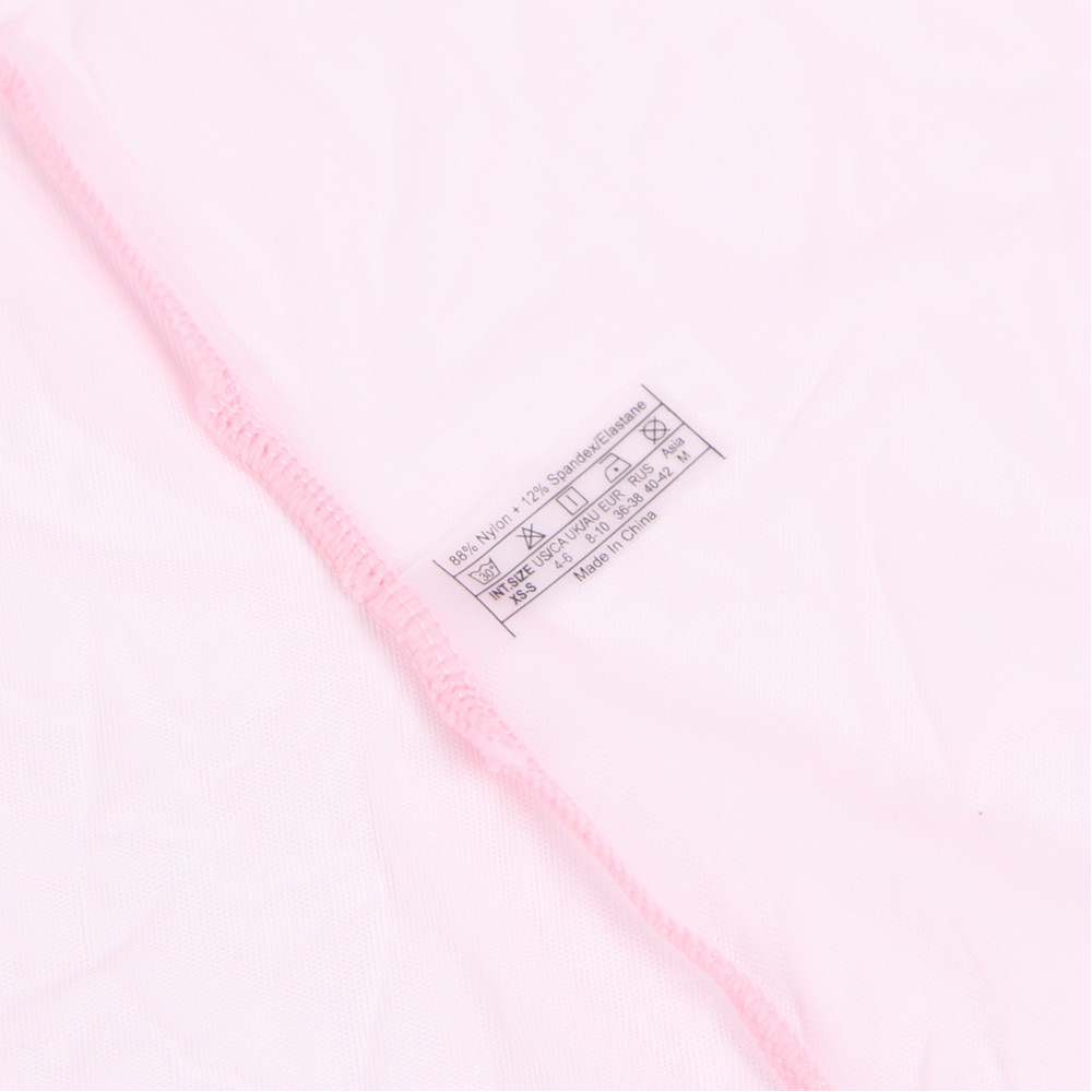 Різне - Халатик напівпрозорий Star Night з імітацією хутра та поясом, рожевий, XL-2XL 9