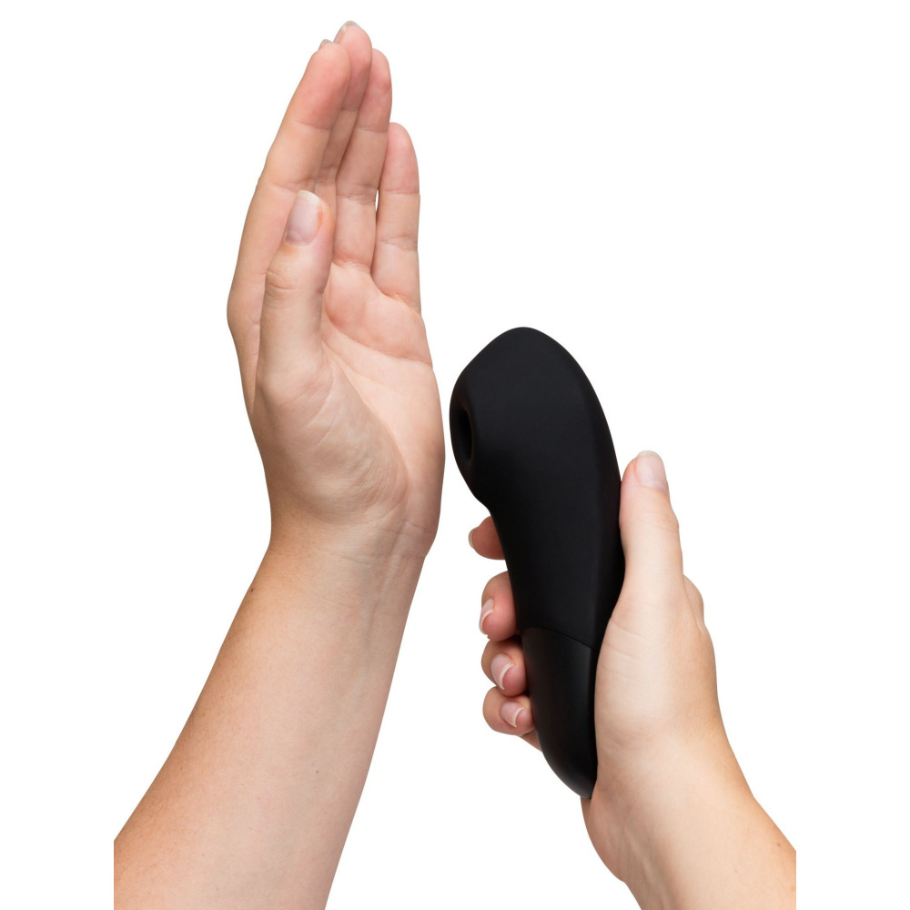 Разное - Клиторальный вакуумный стимулятор 2 в 1 Womanizer Enhance с вибрацией, черный 7