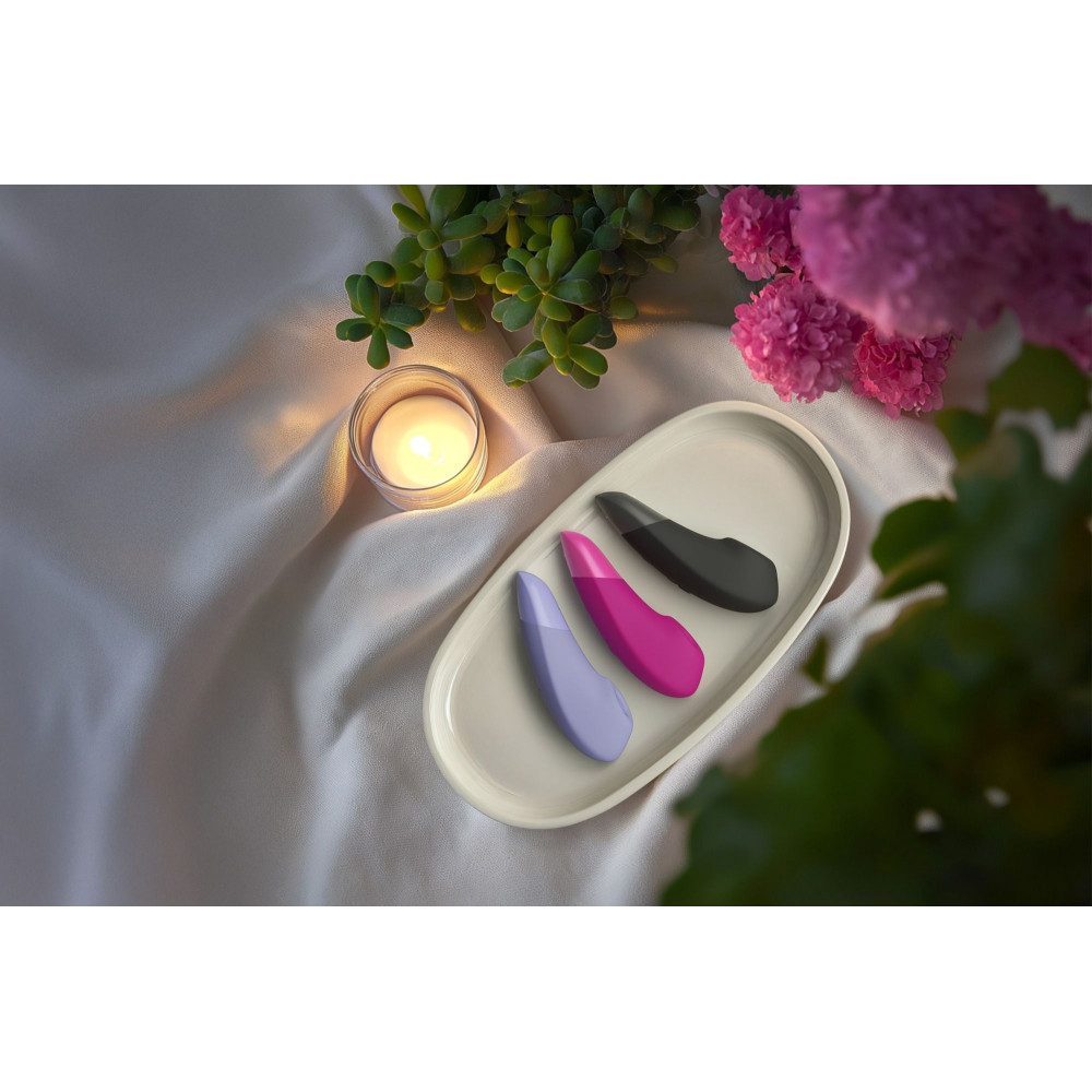 Разное - Клиторальный вакуумный стимулятор 2 в 1 Womanizer Enhance с вибрацией, черный 14