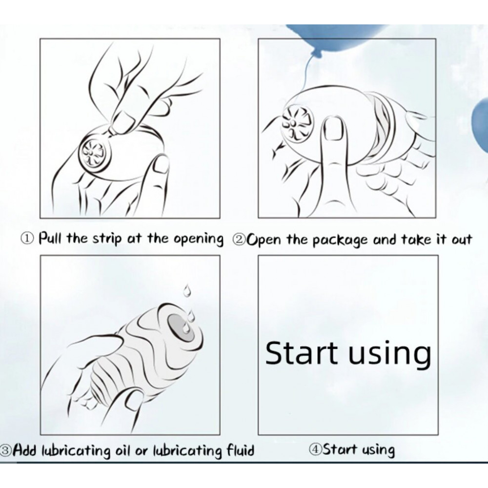 Різне - Набір з 15 шт мастурбаторів Pretty Love - Double Sided EGG, BI-014832H 7