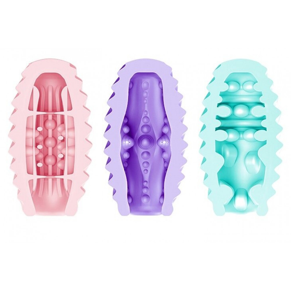 Різне - Набір з 15 шт мастурбаторів Pretty Love - Double Sided EGG, BI-014832H 4