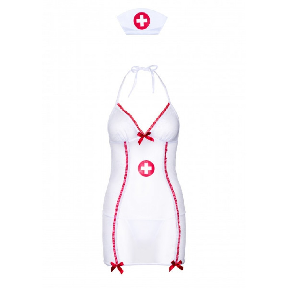 Эротическое белье - Костюм медсестры Hot Nurse Roleplay Set S/M 1