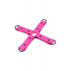 Крестообразная система фиксации NS Novelties ELECTRA HOG TIE PINK