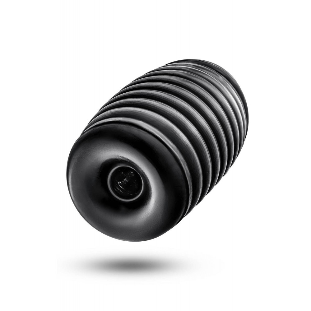 Мастурбаторы без вибрации - Мастурбатор самосмазывающийся Blush Rize черный, 10.1 см 1