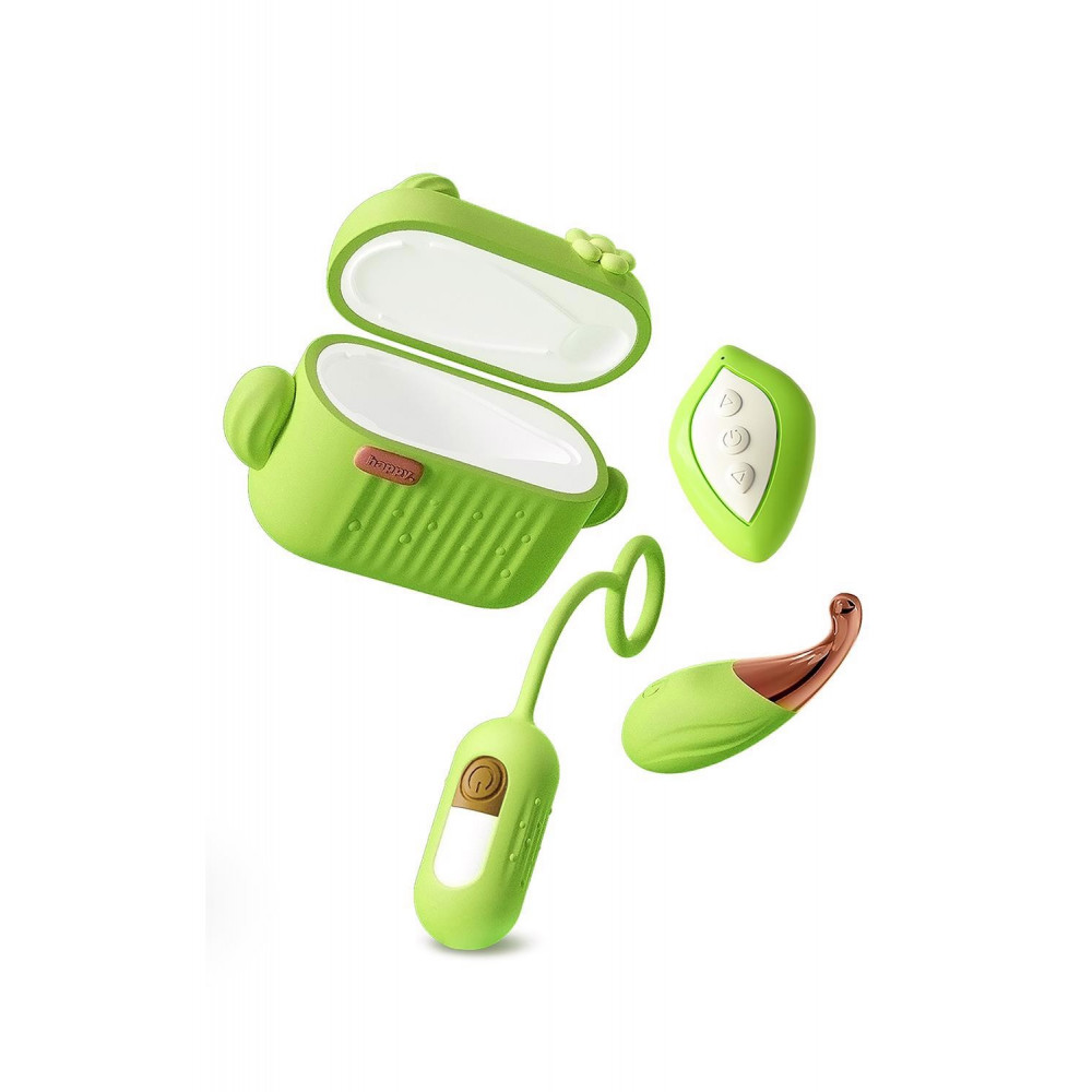 Разное - Мини-вибраторы в зарядном кейсе Blush Play with Me с пультом, зеленые