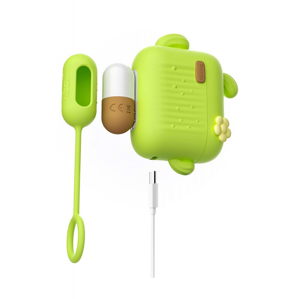 Разное - Мини-вибраторы в зарядном кейсе Blush Play with Me с пультом, зеленые 2