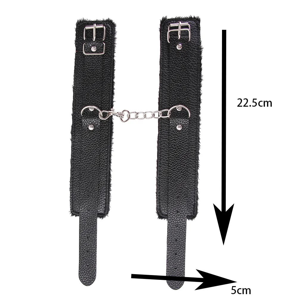  - Наручники з хутром SKN-C050, BLACK 4