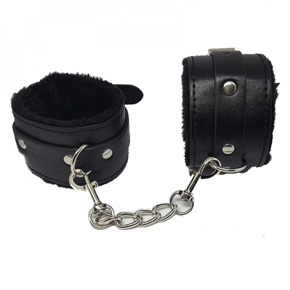 - Наручники з хутром SKN-C050, BLACK 2