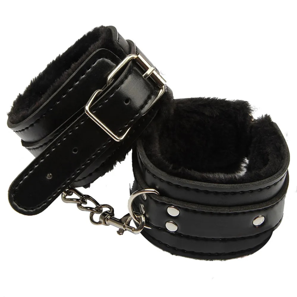  - Наручники з хутром SKN-C050, BLACK 1