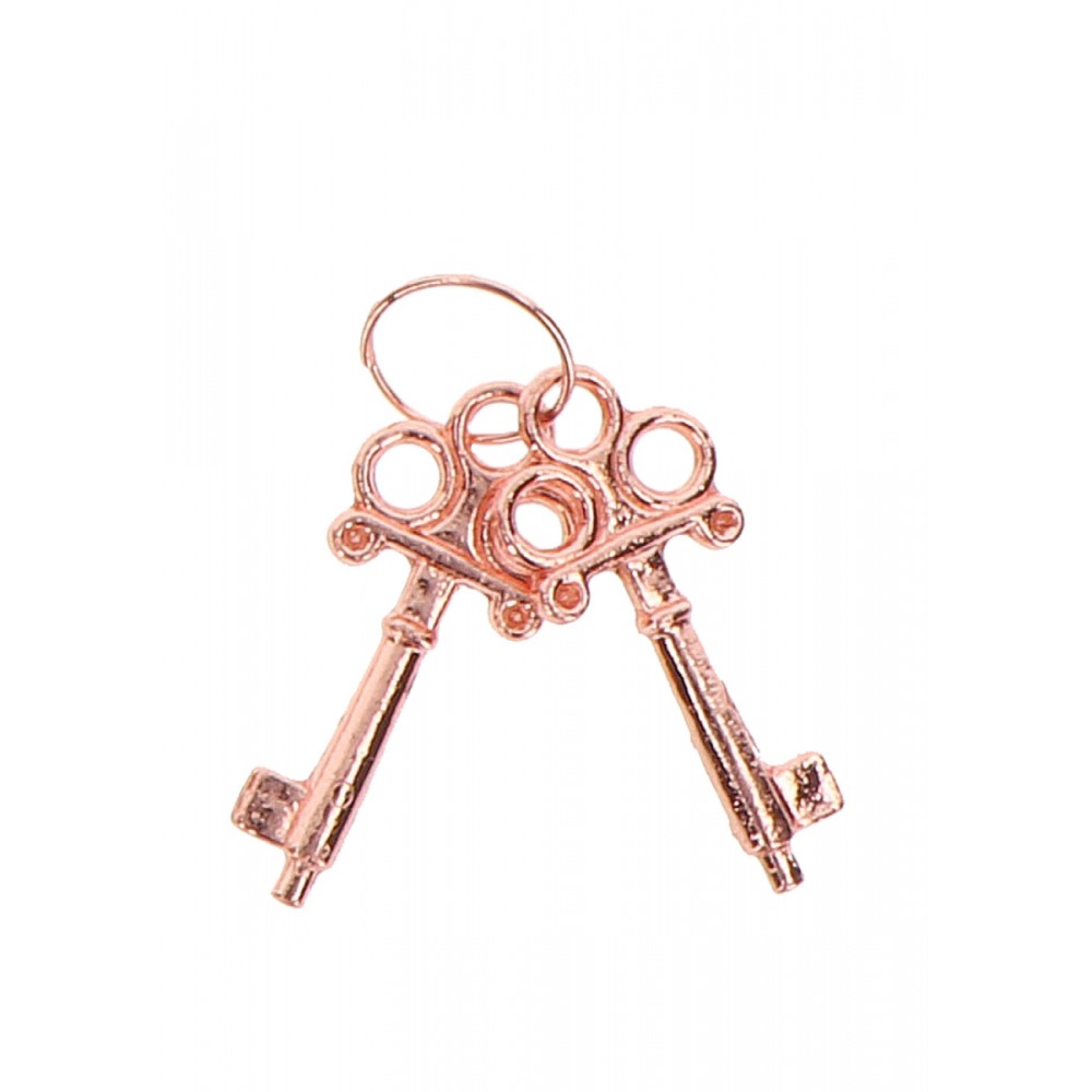 БДСМ игрушки - Наручники металлические Metal Handcuffs Rose Gold 1