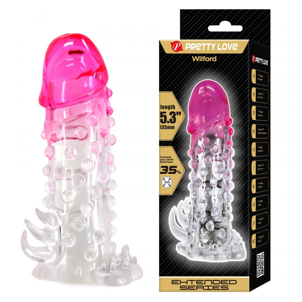  - Насадка-презерватив PRETTY LOVE - Wilford, BI-026203-1