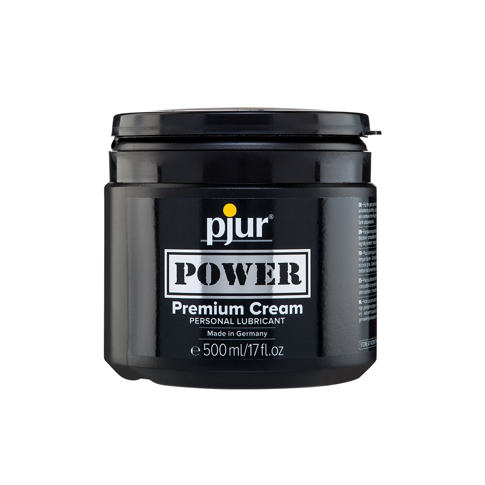 Анальные смазки - Густая смазка для фистинга и анального секса pjur POWER Premium Cream 500 мл на гибридной основе