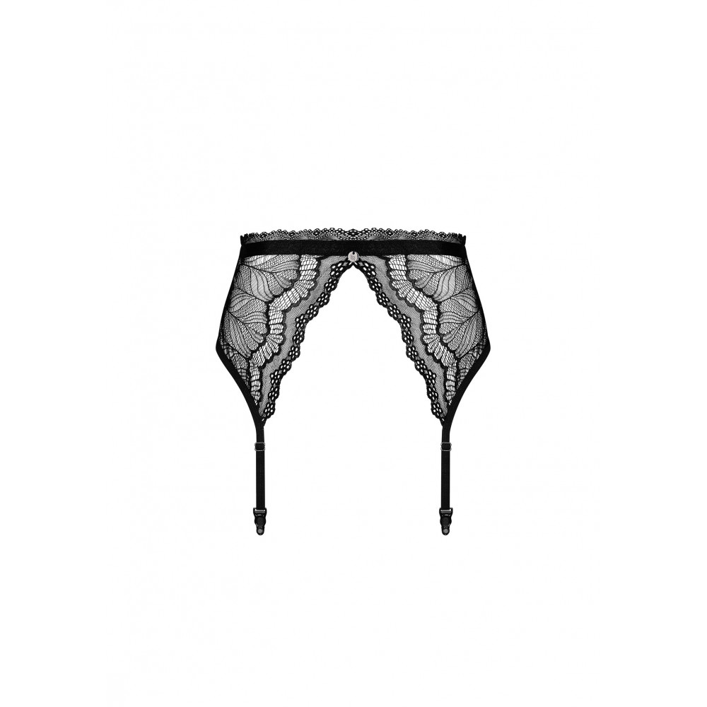 Эротическое белье - Пояс для чулок Obsessive Isabellia garter belt S/M 3