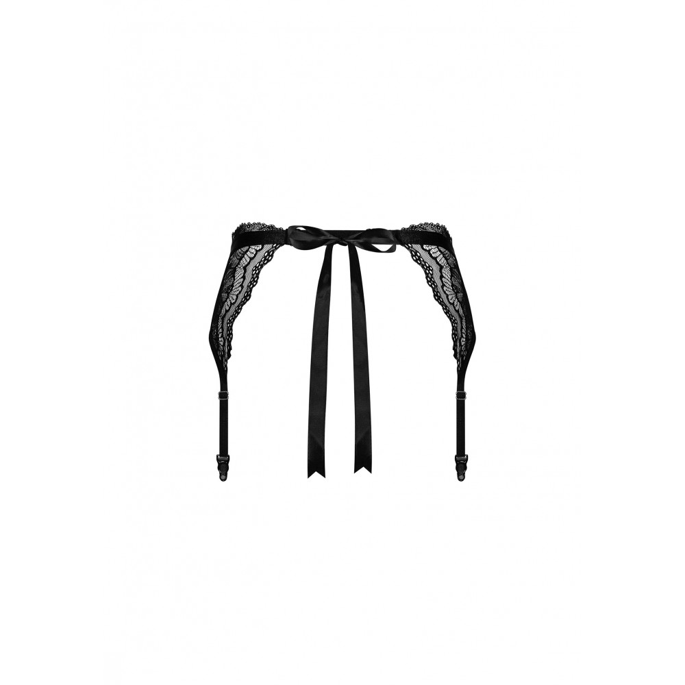 Эротическое белье - Пояс для чулок Obsessive Isabellia garter belt S/M 2