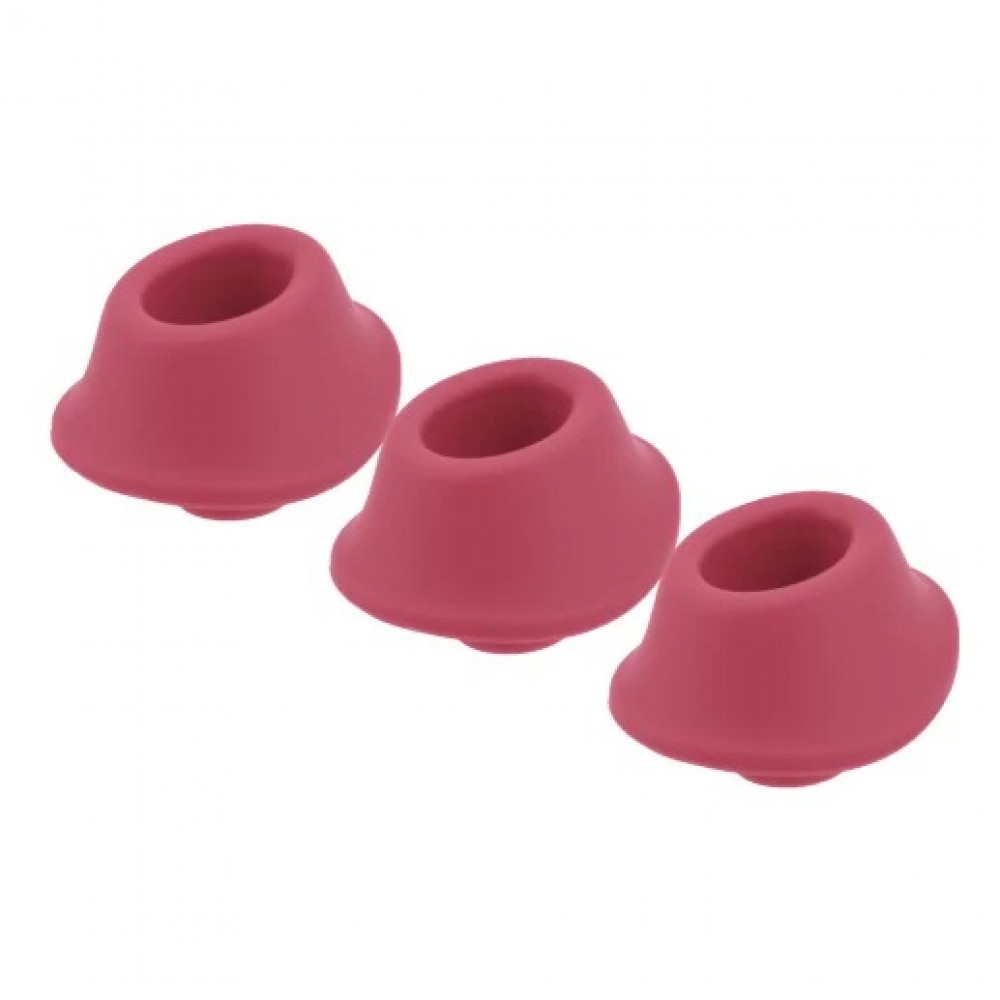 Вакуумный вибратор - Сменные насадки на Womanizer Premium, Liberty, Starlet, Classic, малиновый, размер М
