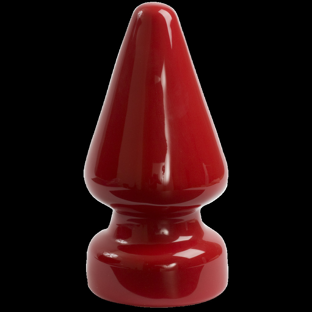 Анальные игрушки - Анальная пробка Doc Johnson Red Boy - XL Butt Plug The Challenge, диаметр 12 см