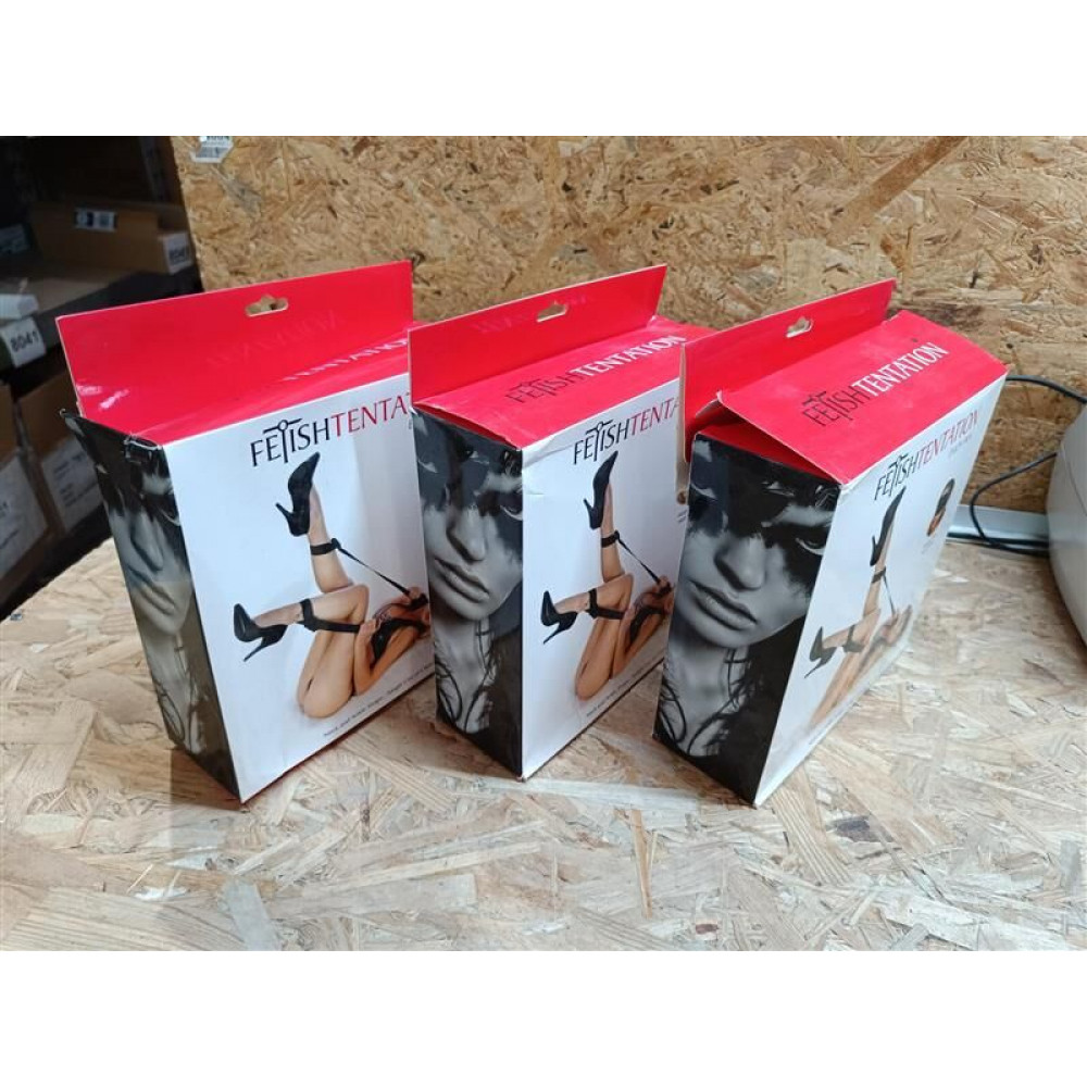 Секс игрушки - Фиксаторы для ног Fetish Tentation Neck and Ankle Strap (мятая упаковка!!!) 1