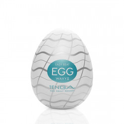 Мастурбатор-яйцо Tenga Egg Wavy II с двойным волнистым рельефом