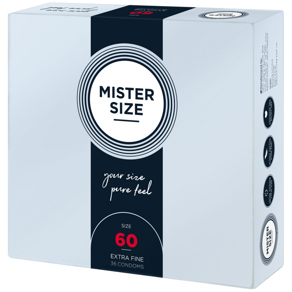 Презервативы - Презервативы Mister Size - pure feel - 60 (36 condoms), толщина 0,05 мм 2