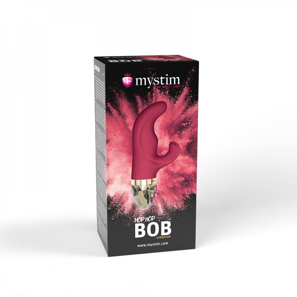 Вибратор-кролик - Вибратор-кролик Mystim Hop Hop Bob Fuchsia, мощный мотор, 8 режимов 7