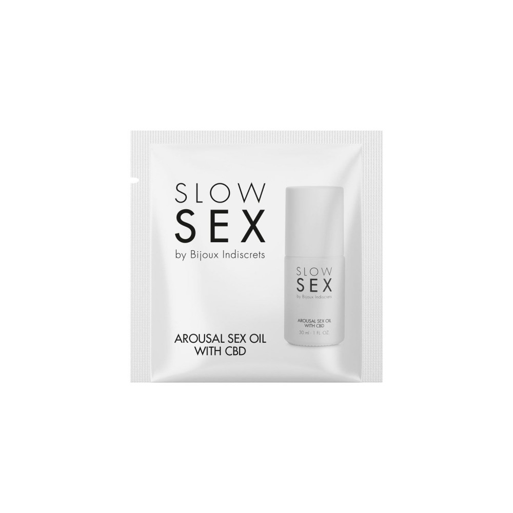 Женские возбудители - Пробник Bijoux Indiscrets Sachette Arousal CBD - SLOW SEX