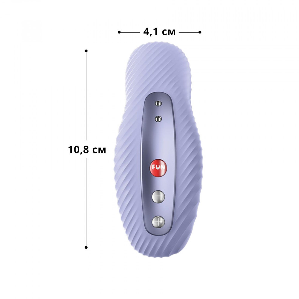 Вибропули и мини-вибраторы - Накладной вибратор Fun Factory LAYA III soft violet, эффект постукивания пальцем 1