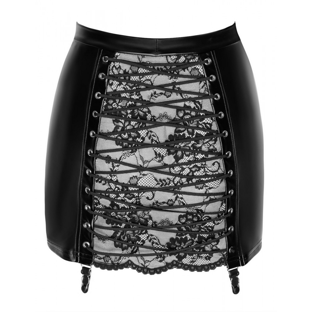 Різне - Спідниця Noir Handmade F341 Powerwetlook and lace skirt - S 7