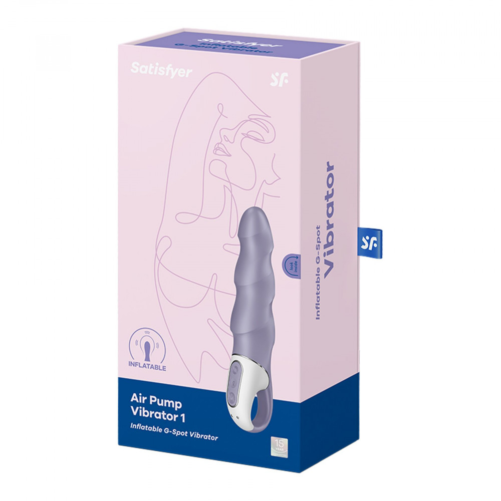 Вибратор-кролик - Вибратор надувной Satisfyer Air Pump Vibrator 1 5