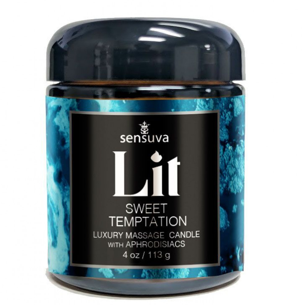 Для масажу - Масажна свічка Sensuva Lit Sweet Temptation Massage Candle 113г
