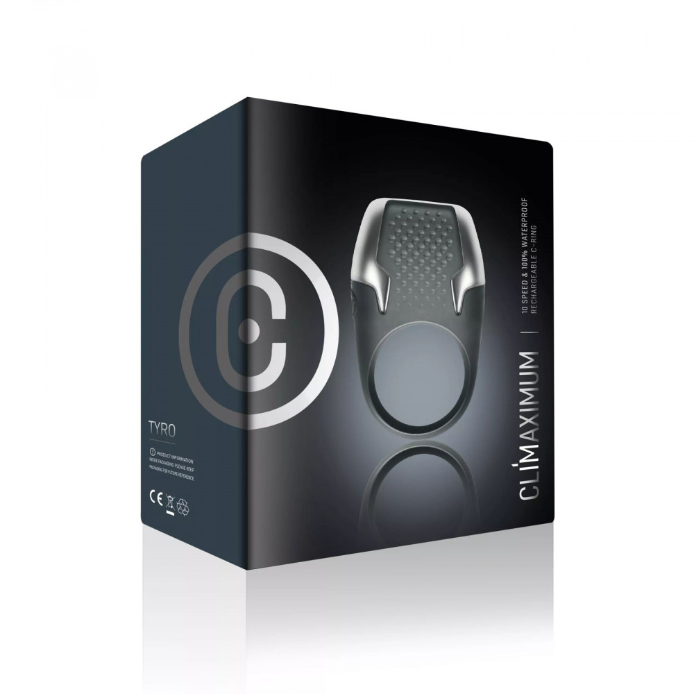 Эрекционные кольца с вибрацией - Эрекционное кольцо Climaximum Tyro 4