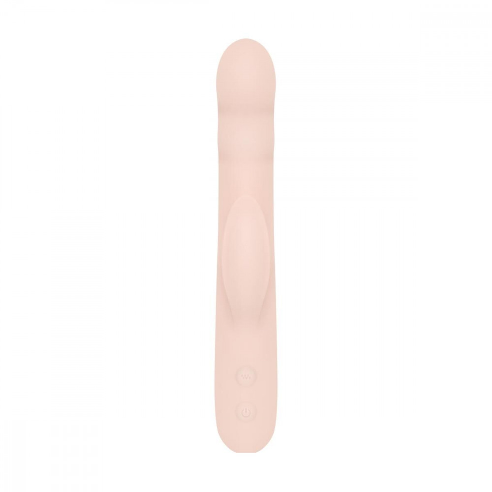 Вибратор-кролик - Вибратор-кролик Good Vibes Only - SHAI Thrusting Vibrator Soft Silicone - Pink 2