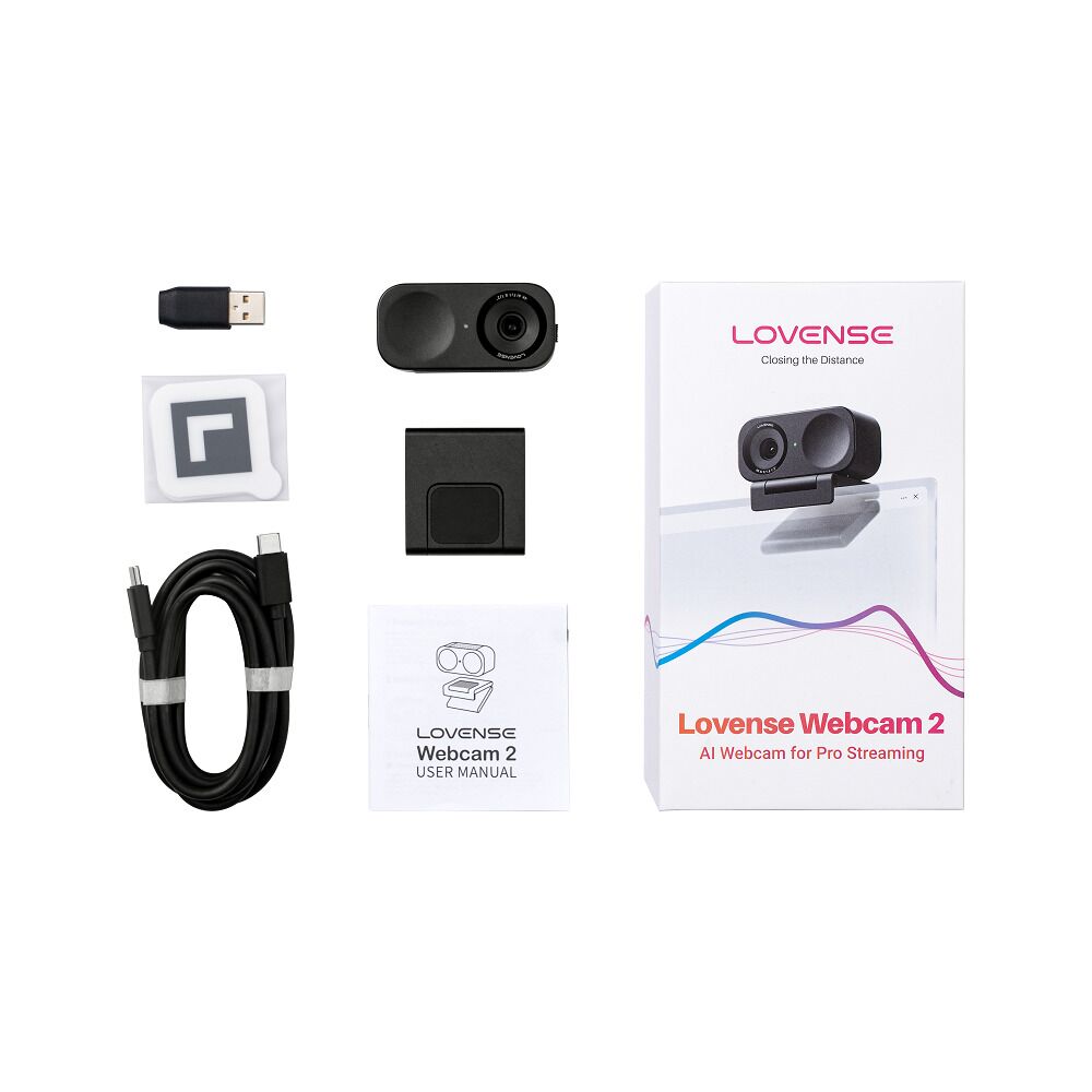 - Веб-камера 4К с искусственным интеллектом Lovense WebCam 2, для стрима, активация чаевыми 5