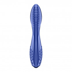 Двосторонній скляний дилдо Satisfyer Dazzling Crystal 2 Blue